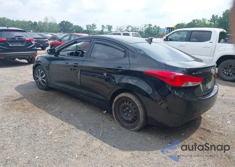 2012 Hyundai Elantra Gls из США, поврежденный, VIN 5NPDH4AE2CH070733